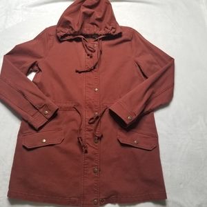 lucky brand hooded utility jacket